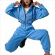 thumbnail image 2 of Conjunto de Mono de para Mujer, Sudadera con Capucha y Cintura Alta Azul L, 2 of 7