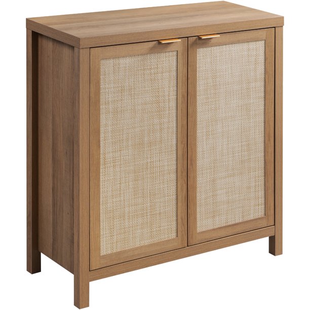 Sanspredet Rattan Buffet Boho Sideboard Storage with