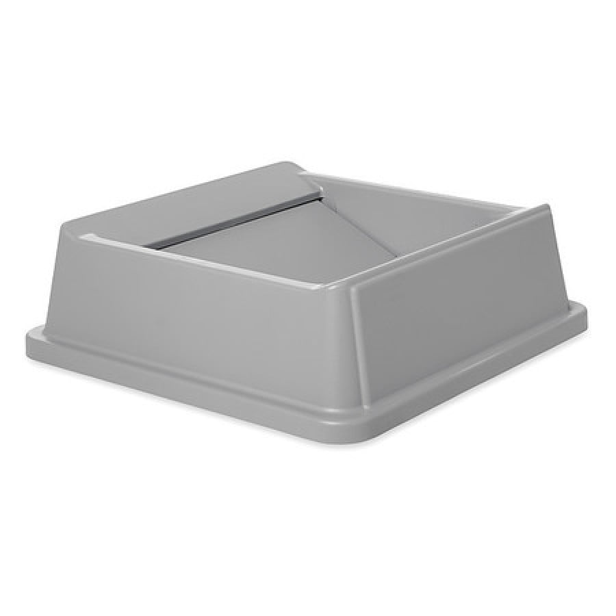 Details about   Rubbermaid Fg352700wht Trash Can Top,Flat,Snap-On Closure,White 