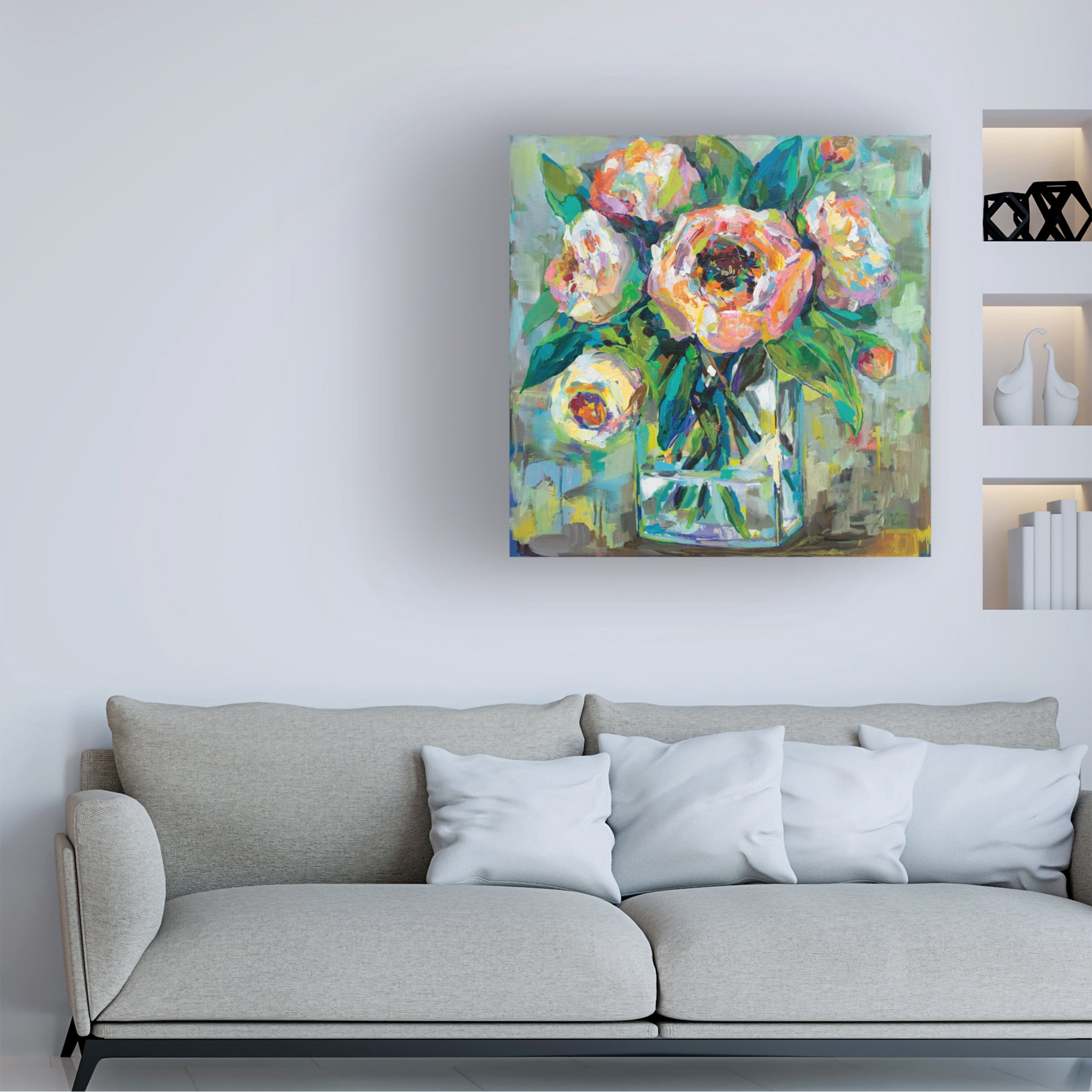 Jeanette Vertentes 'Pink' Canvas Art