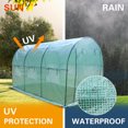 thumbnail image 4 of 12′x7′x7′ Portable Walk-in Greenhouse for Outdoor, Indoor Outdoor Plant Gardening Greenhouse Canopy, Front Roll-Up Zipper Entry Doors and 6 Small Roll-Up Side Windows, 4 of 6