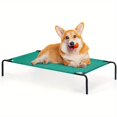 thumbnail image 1 of QUTETN Elevated Dog Cat Bed Small Riased Dog Cot Indoor Outdoor Cooling Dog Cat Bed Portable Pet Cot for Small Dogs Cats Puppy, 1 of 4