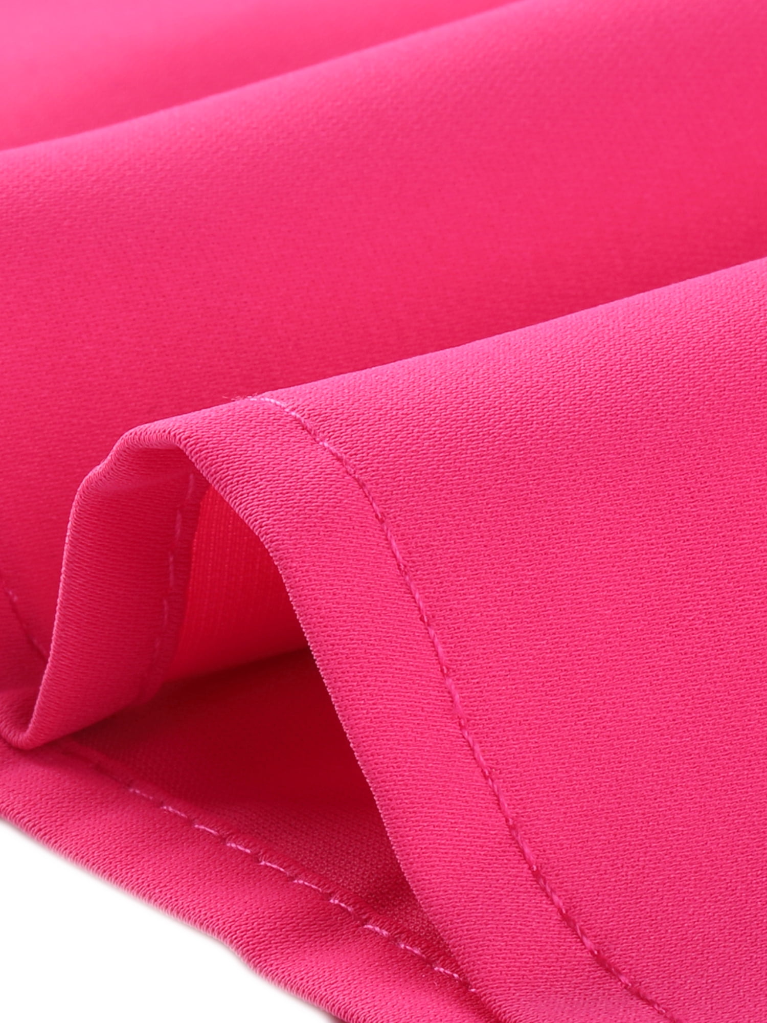 DARING DIVA Women's V Neck Sleeveless Basic Blouse Top M Hot Pink