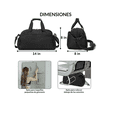 thumbnail image 3 of Bolsa De Gym Maletas Deportiva Mochila Viaje Equipaje Mano Xtellar negro, 3 of 3