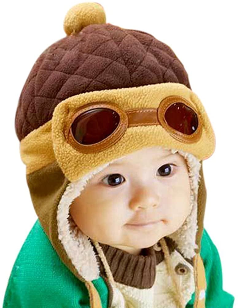 Baby Boys Girls Crochet Earflap Winter 