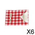 thumbnail image 1 of Mantel Individual Baoblaze Juego Moderno en Miniatura de Tela 6 Piezas, 1 of 8