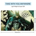 thumbnail image 2 of Custom Batman Beach bath towel swimming towel quick-drying lightweight travel towel oversized soft absorbent bath towel oversized beach towel microfiber sand-free quick-drying, 2 of 4