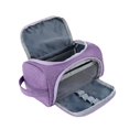 thumbnail image 1 of Estuche de lápices de gran capacidad, estuche para rotuladores, bolsa de papelería, tela Oxford resistente violeta, 1 of 9