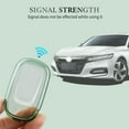 thumbnail image 4 of OFFCURVE Transparent Key Fob Cover for Honda, Car Key Case Compatible with 2022 2023 Honda Civic Accord HR-V CR-V Pilot Sport SI EX EX-L Touring 5 Buttons Smart Key Protector Car Accessories, Green, 4 of 7