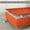 Orange, variant on Zipper Fitted Sheet, (Queen Size 60x80) 6 Inch Deep Pocket, 100% Egyptian Cotton, 800 TC, Stripe Orange.
