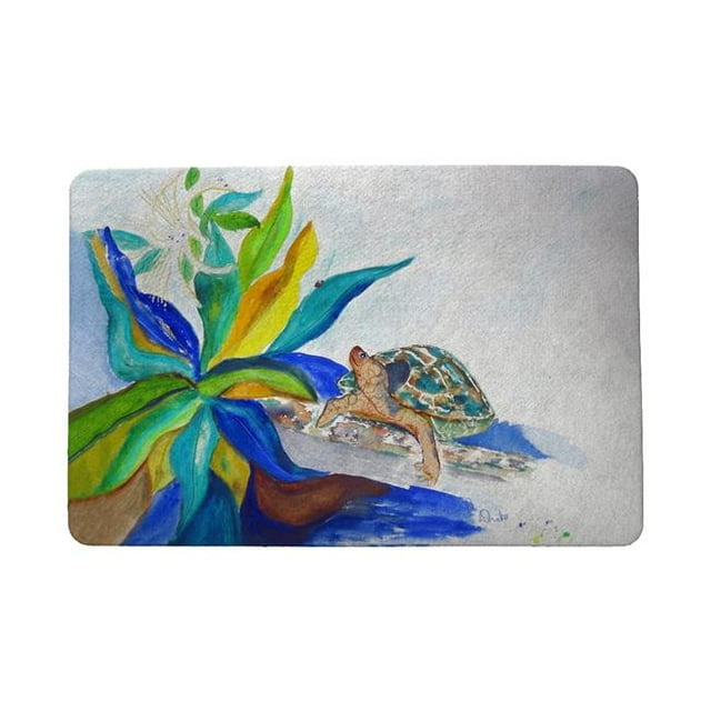 Betsy Drake DM1071 Tapis de Porte Tortue & Lis 18 x 26 Po