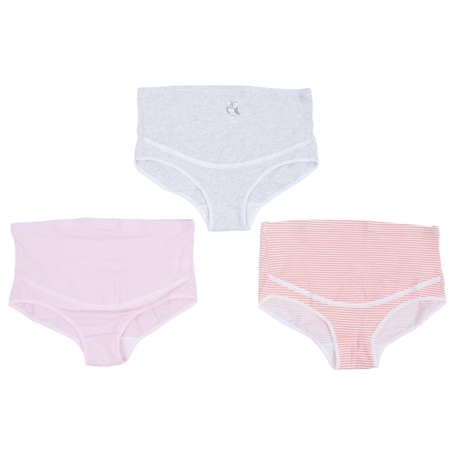 3 unids algodón embarazadas mujeres cintura alta bragas de maternidad pantalones de vientre de verano