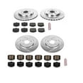thumbnail image 3 of PowerStop Front and Rear Z23 Evolution Sport Carbon-Fiber Ceramic Brake Pad and Drilled & Slotted Rotor Kit Fits: CHEVROLET Select Models K1445, 3 of 10