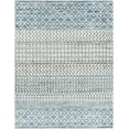 thumbnail image 2 of Mark&Day Washable Rugs, 9x12 West Terre Haute Global Pale Blue Area Rug, Blue Beige Carpet for Living Room, Bedroom or Kitchen (9'3" x 12', Machine Washable), 2 of 7