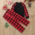 thumbnail image 5 of TAIAOJING Kids Children Christmas Santa Print Long Sleeve Tops And Pants 2PC Set Outfirs Family Matching Pajamas Sleepwear Xmas Clothes Pjs Matching Sets Loungewear Outfits 5-6 Years, 5 of 5