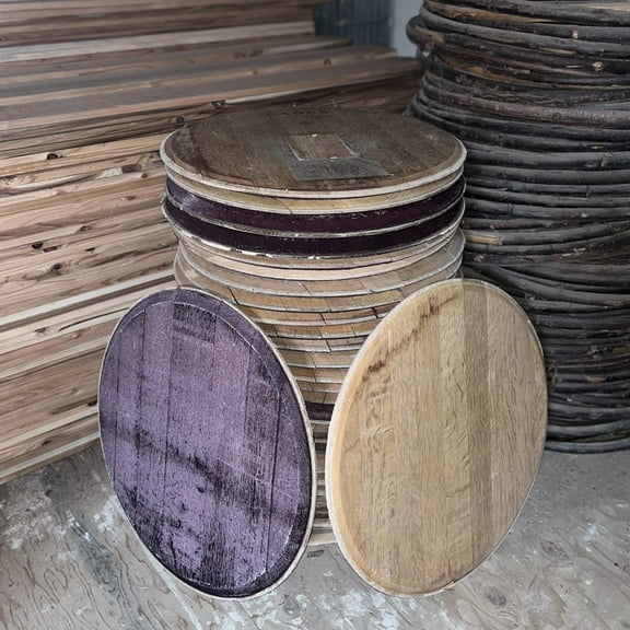 No Ring Wine Barrel Tops