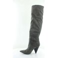 thumbnail image 3 of Indigo Rd. Womens Fayen2 Leather Pointed Toe Over Knee Fashion, Grey, Size 6.5, 3 of 5