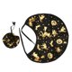 thumbnail image 2 of Disfraces de Halloween para gatos, conjunto de capa con sombrero de mago para perros y gatos, innovador y elegante, con estampado de murciélago y calabaza, 2 of 5