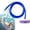 blue 59in, variant on Extended Breathing Snorkel Tube with Buoyancy Float, Full Dry Anti-Splash Design, Premium Silicone Hose for Swimming & Shallow Water Diving, Long Hose Kit