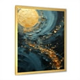 thumbnail image 5 of Designart "Spiraling In Golden Twilight" Abstract Spirals Picture Framed Canvas Prints, 5 of 5