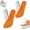2pcs:Orange, variant on 2/3 Pairs of Men's Walking Shoe Insoles, Upgraded 4D Memory Foam Cloud-Feel Insoles, with Arch Support, Comfortable and Breathable, Shock Absorption and Massage, Suitable for Various Shoe Types.