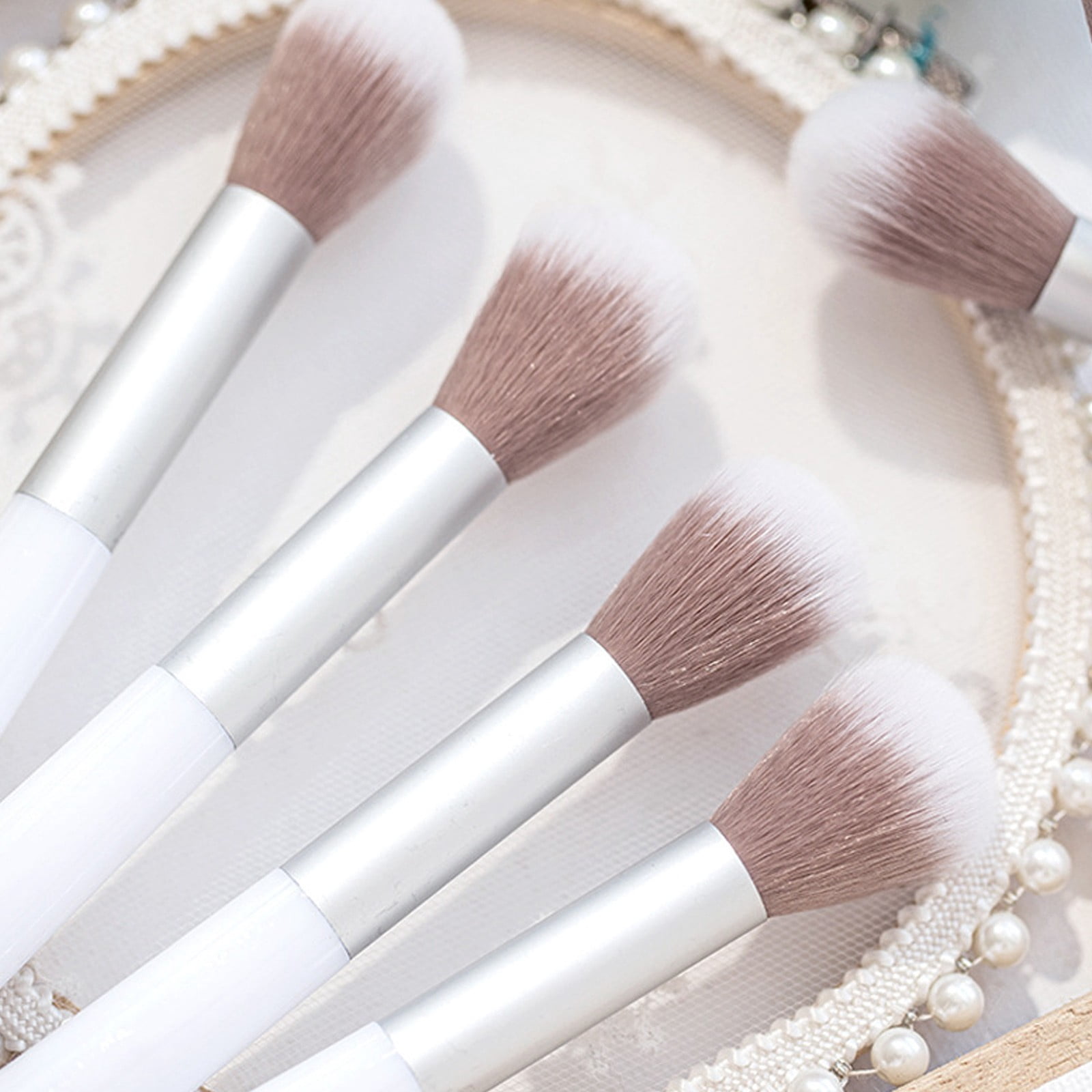Color for Eyes Makeup Brush Foundation Face Makeup Brushes Korean Foundation Makeup Makeup Brush for Foundation Concealer Sponge with Handle Brush Set without Bag 12 Days of Face Brushes Wet And Wild