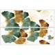 thumbnail image 4 of Pegatinas de pared de hojas de GINKGO doradas, marrones y verdes I Adhesivos de pared autoadhesivos Plantas Hierba I Decoración para salón, dormitorio, baño, cocina, pasillo, adultos y niños, 4 of 4