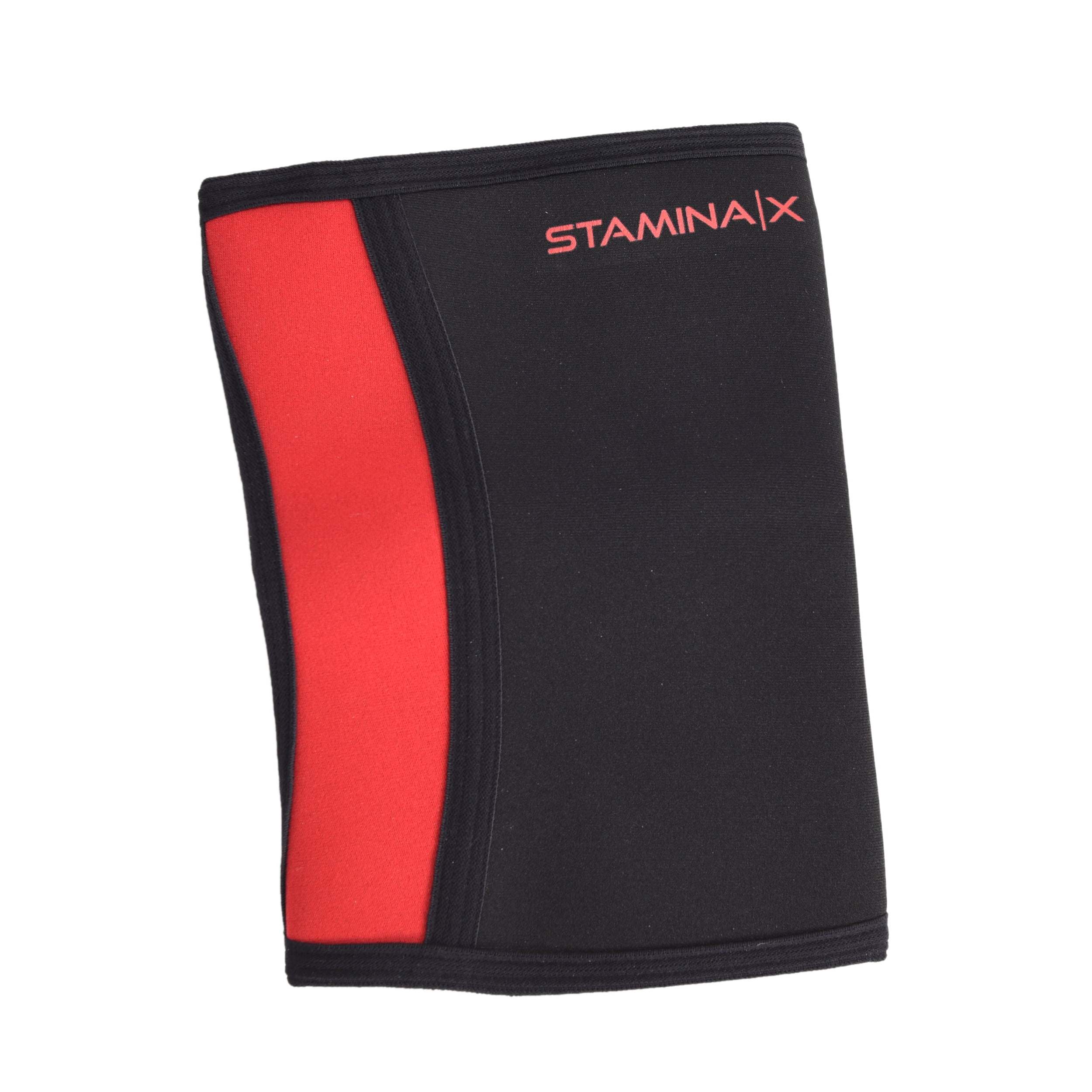Stamina X Compression Knee Sleeve, Small/Medium, Unisex, Red and Black