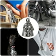thumbnail image 4 of Dream Apparel Motorcycle Bell for Biker Good Luck Riding Bells with Hanger Motorcycle Accessory or Keychain for Luck Rider Gift, 4 of 6