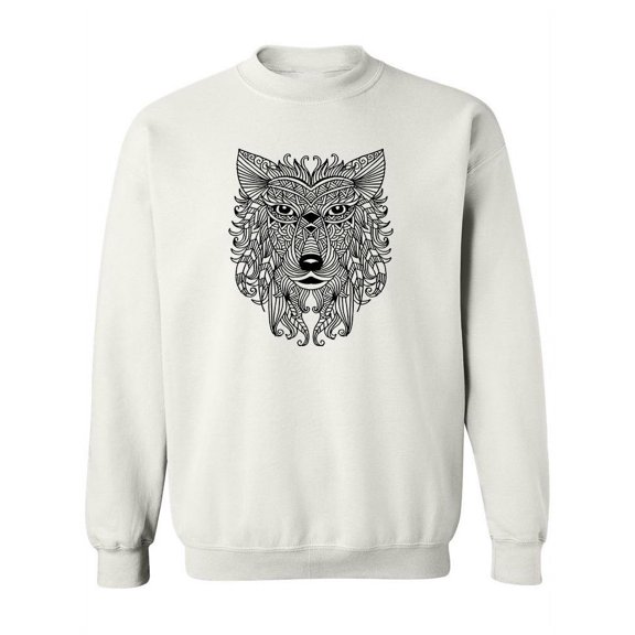 Ethnic Wolf Sweatshirt Women -Image by Shutterstock, Female x-Large
