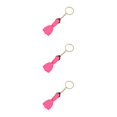 thumbnail image 4 of QualitChoice Keychain Mini Dive Fins Shaped Personalized Sea Theme Kayak Sailing Charm Pendant Gift Keyring Ornament Backpack Purse Pink 3Set, 4 of 6