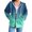 Mint Green, variant on Lady Tops Fall Loose Fit Hooded Long Sleeve Kimono Drop Shoulder Zipper Solid Color Hoodie Polyester Hoodies Sweatshirts(Blue,XXXL)