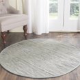 thumbnail image 2 of Safavieh Rag 8' Round Hand Woven Cotton Rug in Gray, 2 of 3