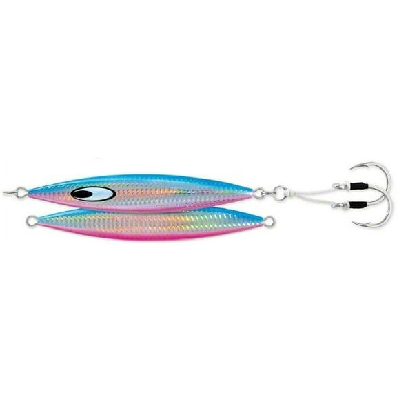 Daiwa SA-SK140G02 Saltiga SLK Metal Jig, 5oz, 7/0 Assist Hooks, Blue Pink