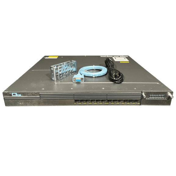 Restored Cisco WS-C3750X-12S-E 12 Port GE IP Base Gigabit Switch (Refurbished)
