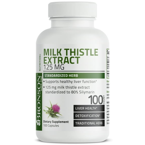 Bronson Milk Thistle Extract, 100 Capsules
