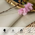 thumbnail image 4 of sasyxdc White Curtains Bedroom Curtains 63 inch Length Grommet Room Darkening Curtains for Living Room Vertical Blinds Privacy Thermal Insulated Curtains  1 Curtain Panel  52 x 63 Inch  P, 4 of 9