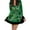 Green, variant on Musuos Christmas Women Playing Dress Christmas Tree Green Dress A-line Skirt 2021 New Year Costume