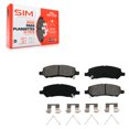 thumbnail image 1 of SIM Rear Semi-Metallic Disc Brake Pads SIM-1647 for Car 2013-2016 Dodge Dart, 1 of 8