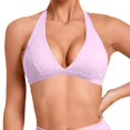 thumbnail image 2 of ManxiVoo Wireless Sports Bra Backless Deep V Neck Halter Design with Removable Padded Cups for Yoga Running Fitness Gym Workout, 2 of 7