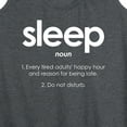 thumbnail image 3 of Instant Message - Sleep Definition - Women's Racerback Tank Top, 3 of 6