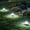 White-4A, variant on MMJ Solar Lights Outdoor Mini In Ground Round Disk LED Pathway Walkway Garden Courtyard Villa Lawn Decorative Stake 3.19x2.17x2.17in