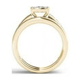 thumbnail image 3 of 1 Carat T.W. Diamond 10kt Yellow Gold Cushion-Shape Cluster Engagement Ring Set, 3 of 5