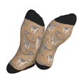 thumbnail image 5 of Vsdgher Cactus Alpaca Unisex Crew Socks Lightweight Breathable Ventilation Ankle Socks, Mid-calf socks for Daily, 5 of 7