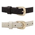 thumbnail image 2 of GEORGE G CINTURON 2PACKTIPO TRENZADO NGO/BEIGE, 2 of 4
