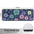 thumbnail image 5 of Kitchen Rugs Sets Of 2,Pioneer Flower Floral Print Pattern Anti Fatigue Kitchen Mat Rugs Non Slip Washable,Decorative Kitchen Floor Mats for Kitchen,Sink,Laundry,17"x47"+17"x47", 5 of 5