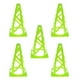 thumbnail image 1 of Conos de tráfico para entrenamiento deportivo de 9'', cono de fútbol, ​​juego de 5 Verde, 1 of 7