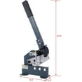 thumbnail image 3 of Trilenars 5-Inch Sheet Metal Plate Shear, Cutter Tool, High Precision Manual Hand Plate Shear, Solid Construction Mounting Type Metal Shear,Gray, 3 of 7