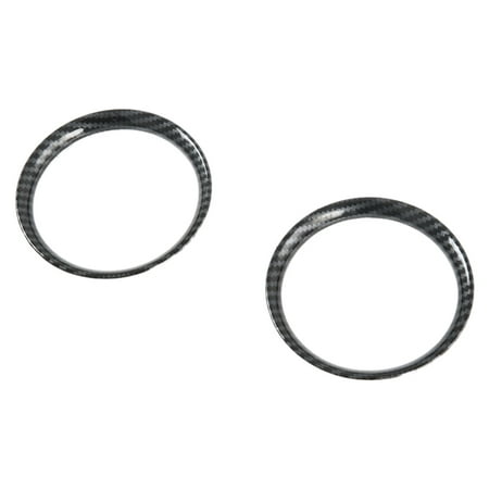 

for Navara NP300 2016-2021 Carbon Fibre Car Front Air Conditioner AC Outlet Vent Cover Trim Accessories