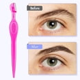 thumbnail image 5 of 21 Pieces Eyebrow Razors Shaver Facial Razor Multipurpose Face Trimmers with Precision Cover for Women Makeup Face Care Tools (Rose Red, Blue, Purple), 5 of 5